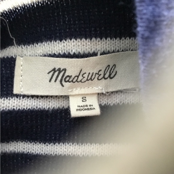 Madewell Mock Neck Puffed 3/4 Sleeve Sweater EUC - Picture 3 of 7